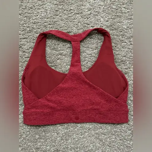Calia by Carrie Underwood Lustralux T Back Bra Bricklayer Heather Red Size XS