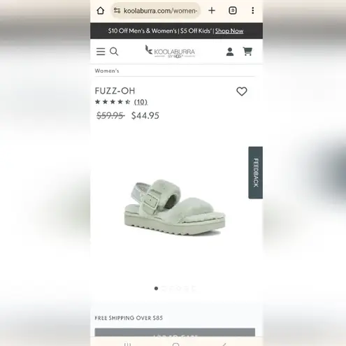 Koolaburra by UGG Blue Fuzz