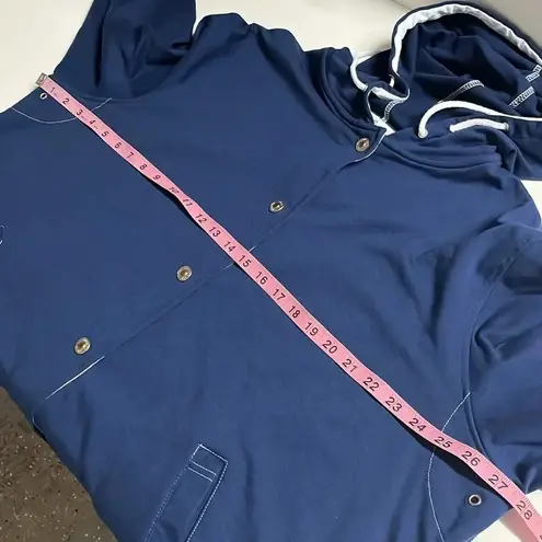 Sag Harbor sport hoodie size 2X cotton blend button down hoodie sweater pockets