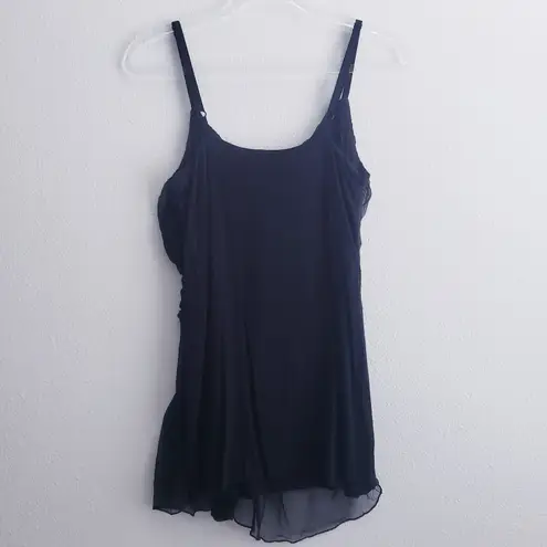 Bailey 44 Sheer Lined Adjustable Tank Top Blouse