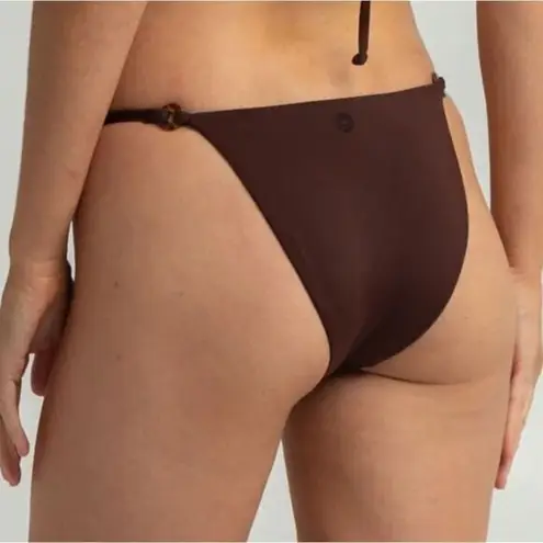 NEW Rhythm Free People Ring Itsy Bikini Bottom in chocolate, size L Brown Size L