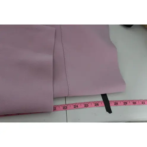 Marissa Webb Virgin Wool Top Size XS Pink Solid Long Sleeve High Low Stretch