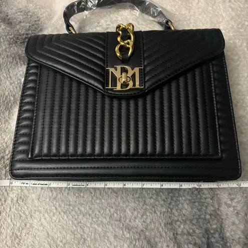 Badgley Mischka Black Quilted Bag