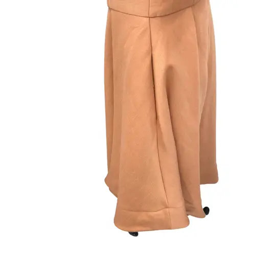 C/MEO COLLECTIVE Entice Making Waves Biscuit Dress Strapless Peach Size Medium - Image 10