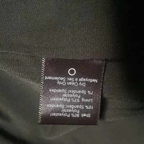 Dress the Population Black "strappy geometric" Midi Dress L