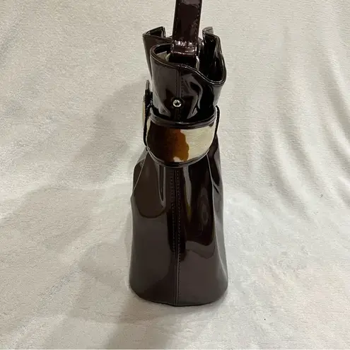 Beijo NWT Copper Brown Patent Leather Bag