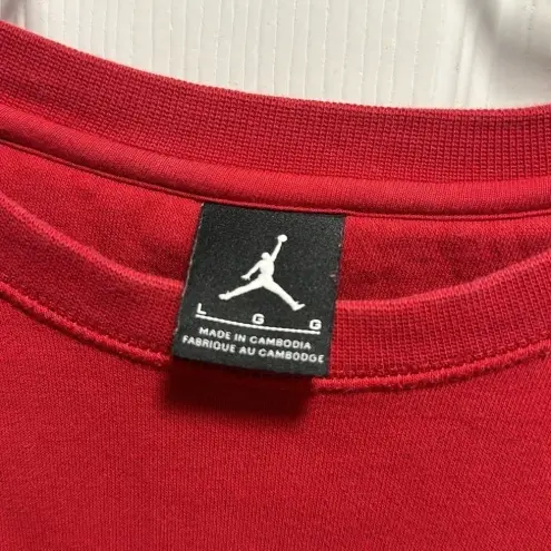 Jordan  red crewneck pullover