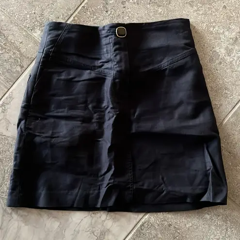 Sandro Paris Mini Skirt in Navy, Size 3, US 8 EXCELLENT!