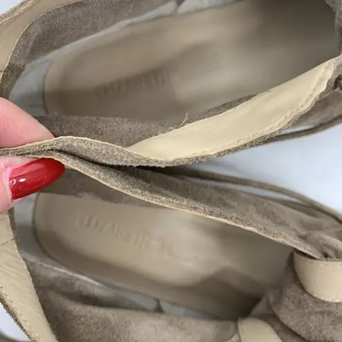 Elizabeth and James Size 8.5 B Bootie E-Camo Lace Around Suede Tan Stone Women’s