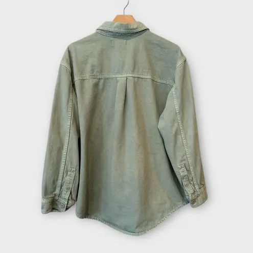 Madewell  Denim Ames Oversized Shirt-Jacket: Garment-Dyed Edition Size XXL