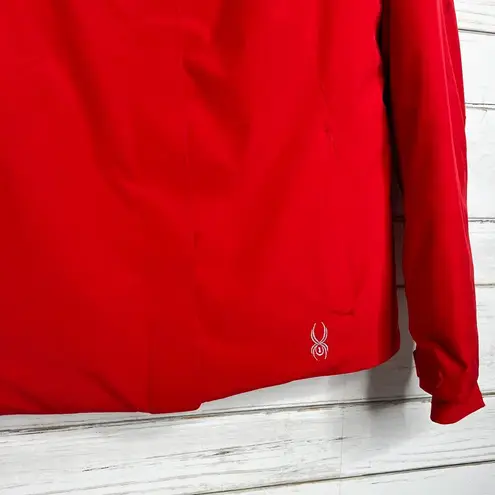 Spyder Amp Winter Ski Jacket Red White Women's Size 12