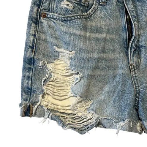 American Eagle  Mom Short Women's 6 Denim‎ Jean Distressed Shorts Casual Summer