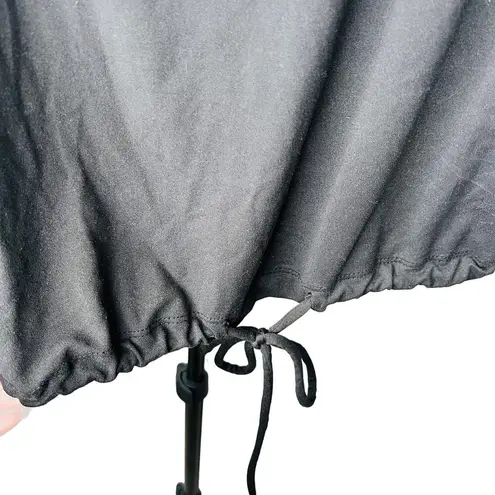 Madrag black sleeveless banded waist shirt size medium