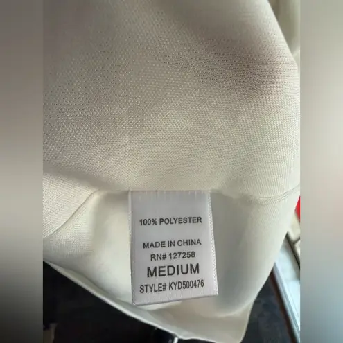 Emmelee Striped Dress cream & Peach Size MEDIUM— Chic Look.