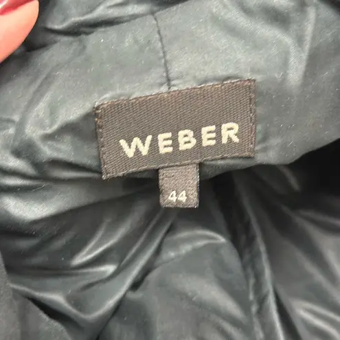 Weber Black Quilted Leather