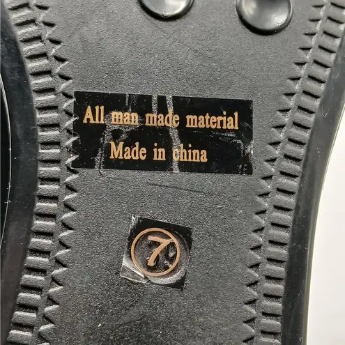 Ferrera Couture By Henry Ferrera Marsala Bling Chelsea Rain Boots Women 7 Black