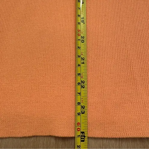 Ashworth Coral Orange V-Neck Golf Sweater Vest Women’s Size Large Preppy