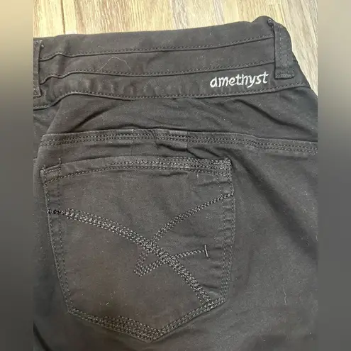 NEW Bodycon Amethyst Black Jeans, Size 24