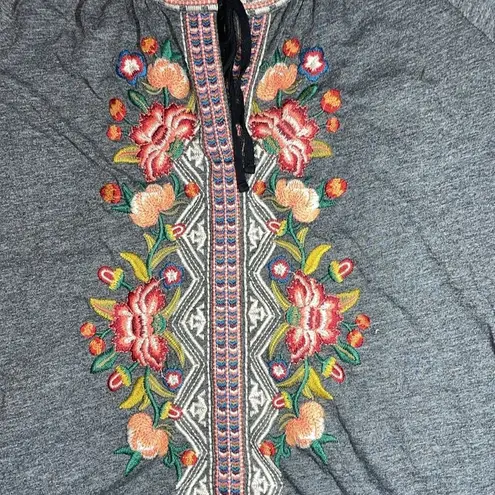 Johnny Was JOHNNY WAS Juliene Blouse Floral EmbroideredPeasant Top