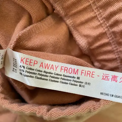 Free People FP Movement Sunny Skinny Sweatpants Size Medium Joggers Athleisure Orange