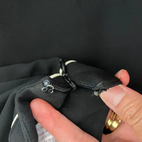 Casual Corner pants dress suit black & white sz 4