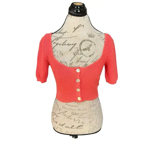 Wilfred Aritzia Womens Cropped Top Sweater Sz XS Boho Soft Girl Festival Beach