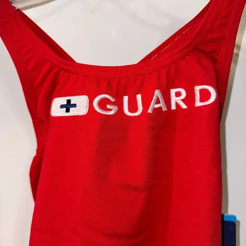 Speedo Endurance Lite Guard Super Pro lifeguard red swimsuit size 30 NWT