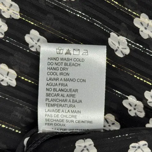 Muche et Muchette Ferill Balloon Blouse Womens OS Black White Polka Dot Casual Size undefined