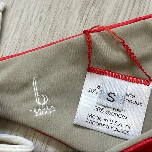 Basta Surf Bottoms reversible bikini swim side tie womens Red (small) vacation