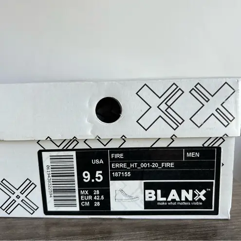 Blanx Erre Fire Unisex Hi Top Shoe Size 9.5 or 11