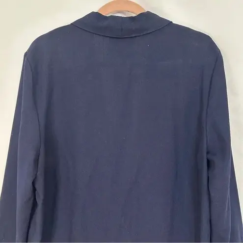 Requirements Vintage  Blazer Womens Size 14 One Button Classic Blue Lightweight‎