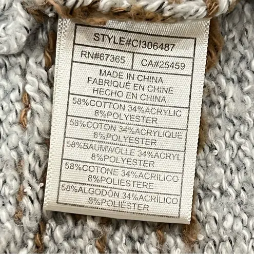 Cupcakes and Cashmere Grey Open Cardigan with Front Pockets Size Small Gray