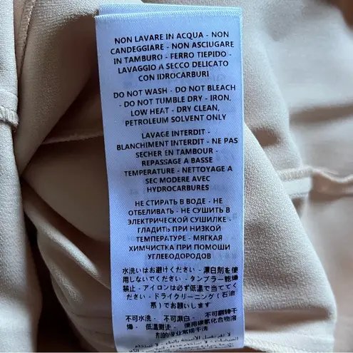 Stella McCartney Short-Sleeve Keyhole
Belted Skater Dress size S Nude Pink