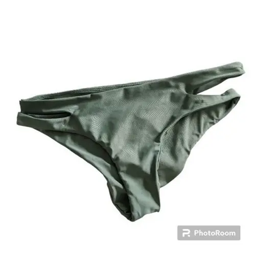 ✨Aggie Swimwear Alaska Bikini Bottom Swim✨ Green Size L