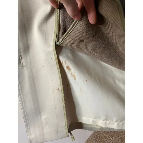 London Fog trench zip out sherpa lining tan