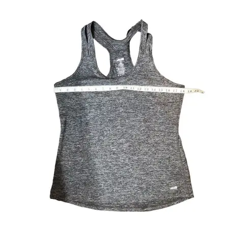 Avia gray space dyed racer back athletic tank top