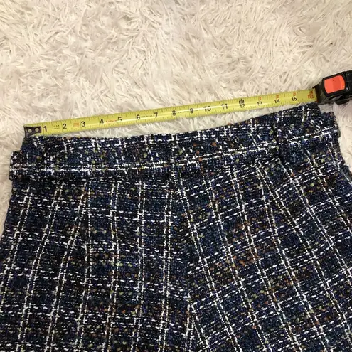 Skies Are Blue  Tweed Belted Skort Blue Size large