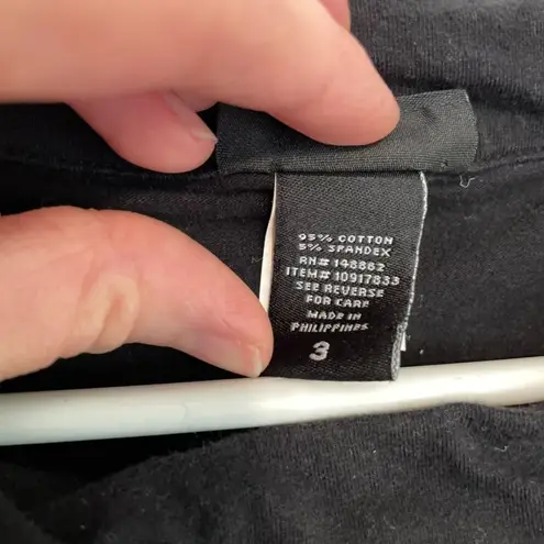 Torrid  3 Plus Size Foxy Cutout Tank Solid Black High Neck Choker Cotton Blend 3X