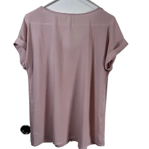 Motherhood Maternity Light Pink or Gold pink Dolman Sleeve Top size S lightweigh