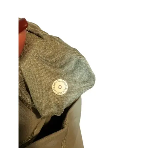 Lululemon Sage Green High Rise 25" Align Leggings NULU Women Sz 0