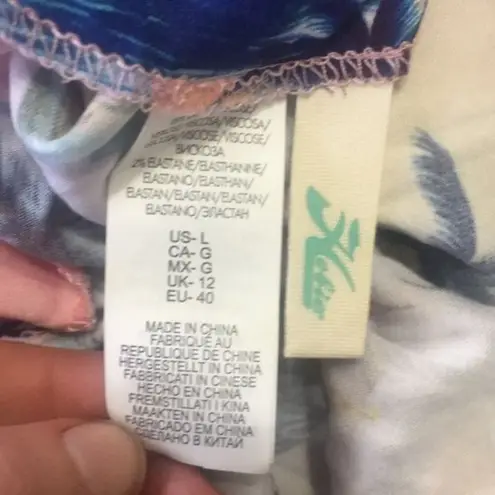 Hobie Tropical Palm Tree Romper Cover Up