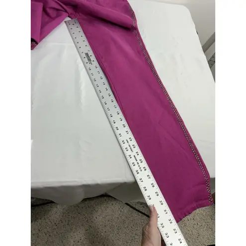 Diane Gilman womans 6 T Pink Jeans Straight Stud Accent