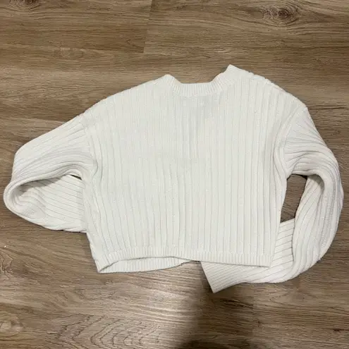 Hollister White Knit Tank & Cardigan Sweater Set