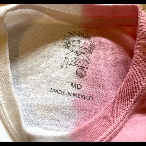 NWOT Split tie dye boyfriend fit Rugrats graphic tee size M Size M