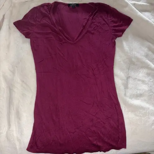 Ambiance Red Fitted Short Sleeve T