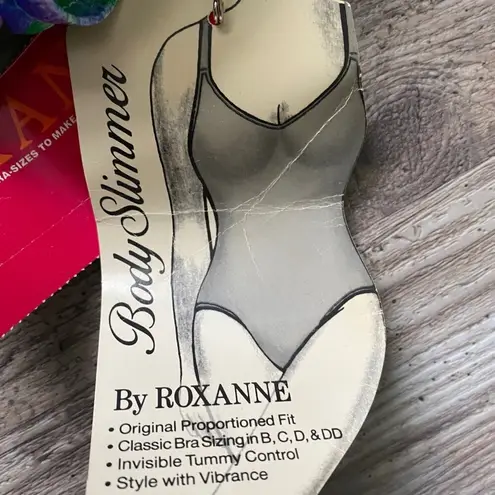 Roxanne Body Slimmer Swimsuit Bra Size 36DD Vintage 60s Floral One Piece Pinup Pink