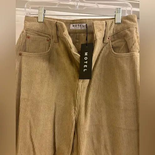 Motel Rocks NWT Motel Parallel Jeans in Cord Sand