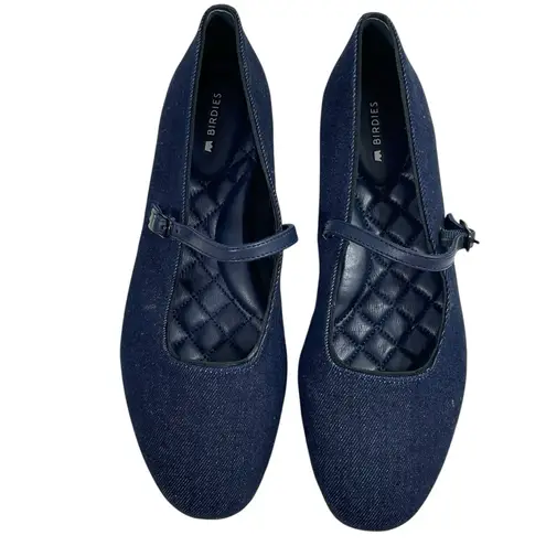 Birdies The Hummingbird Mary Jane in Dark Denim Women’s Size 7 Like New Blue
