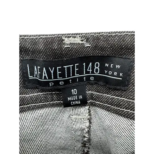 Lafayette 148 New York Petite Brown Flare Leg Jeans Size 10 Denim Pants