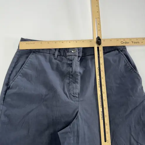 Elizabeth and James Pants Womens 10 Blue Gray Wide Leg Stretch Cotton Spandex